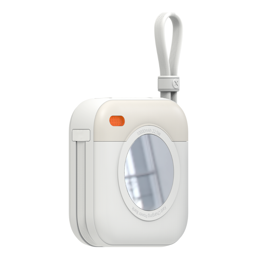 G-Tab FLEX10 - 10000mAh 22.5W Fast Charging Power Bank with Built-in Cables - 