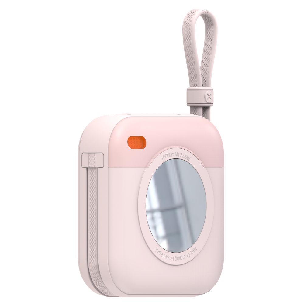 G-Tab FLEX10 - 10000mAh 22.5W Fast Charging Power Bank with Built-in Cables - 